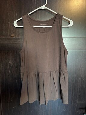 American Eagle Ruffle Tank